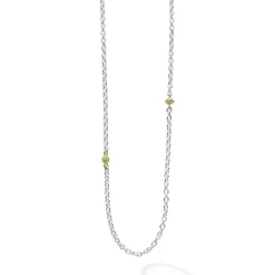 Discount LAGOS 32 Inch Two-Tone Caviar Chain Necklace