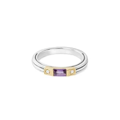 Flash Sale LAGOS Amethyst And Diamond Stacking Ring