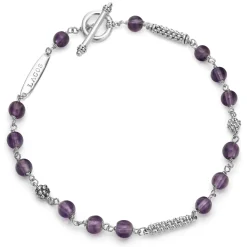 Cheap LAGOS Amethyst Beaded Bracelet