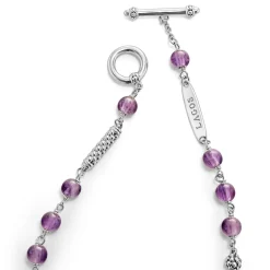 Online LAGOS Amethyst Beaded Bracelet