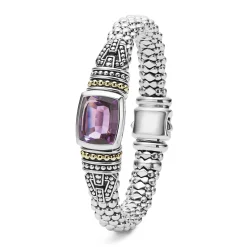 Shop LAGOS Amethyst Caviar Bracelet | 9Mm