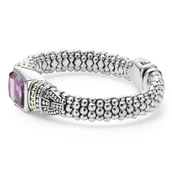 Shop LAGOS Amethyst Caviar Bracelet | 9Mm