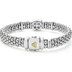 Clearance LAGOS Amethyst Caviar Bracelet | 9Mm