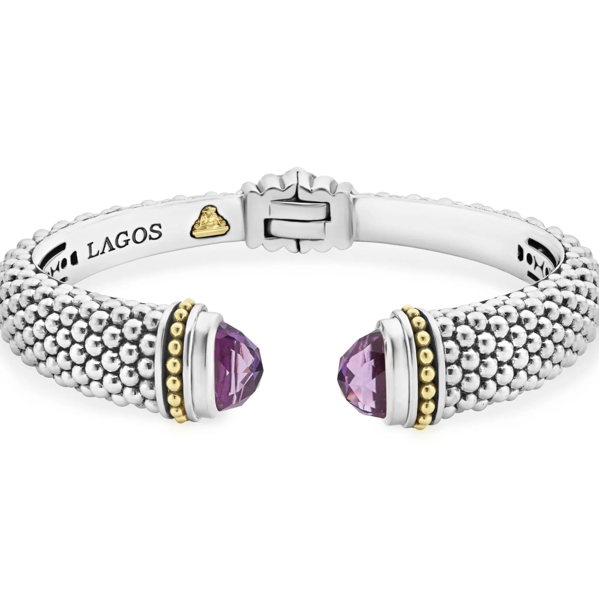 Clearance LAGOS Amethyst Cuff Bracelet | 12Mm