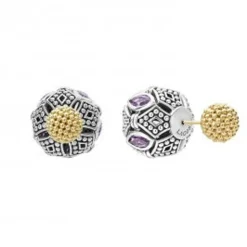 Clearance LAGOS Amethyst Earring Backs