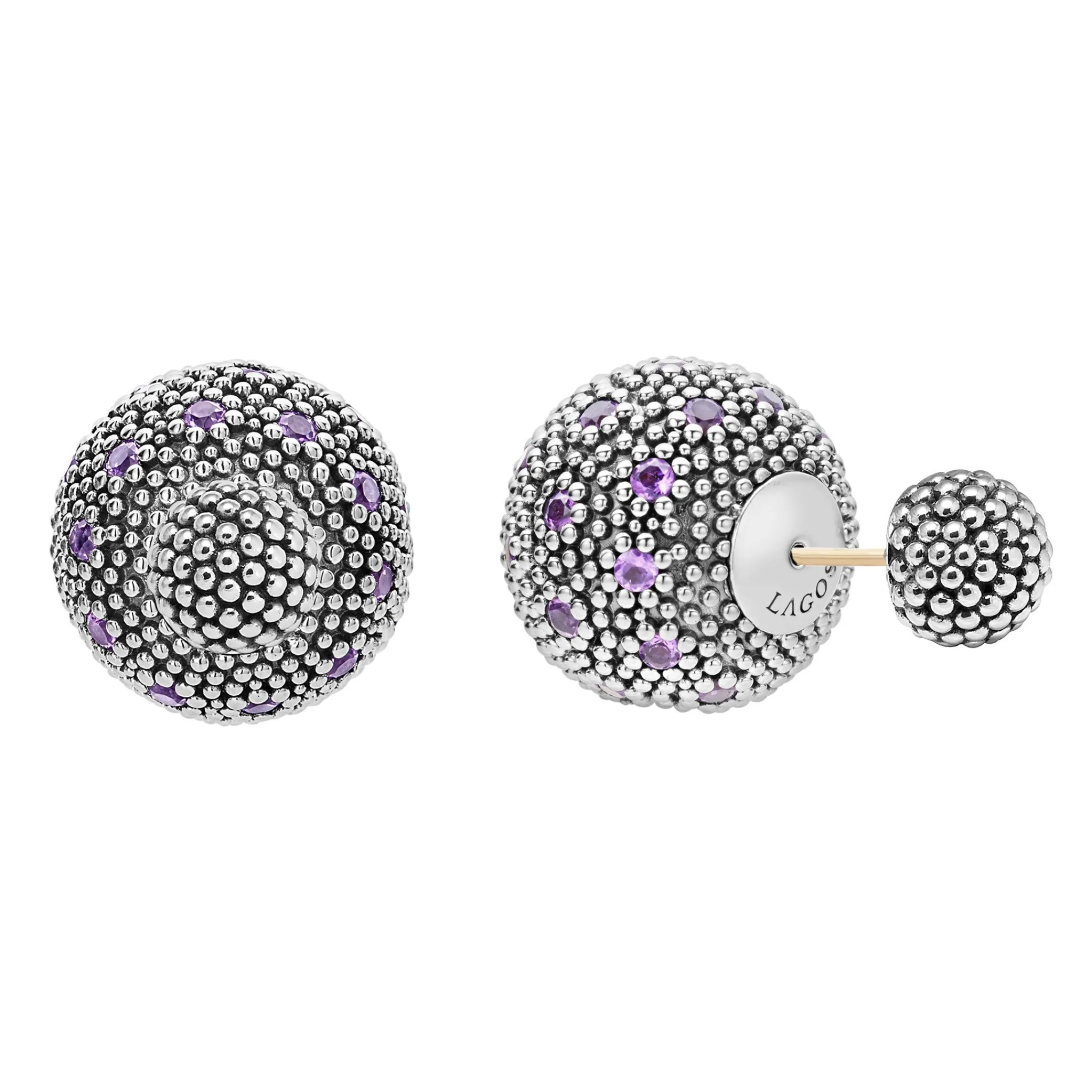 Best Sale LAGOS Amethyst Earring Backs