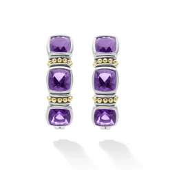 Store LAGOS Amethyst Hoop Earrings