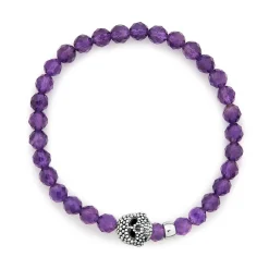 Sale LAGOS Amethyst Skull Bracelet