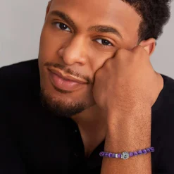 Sale LAGOS Amethyst Skull Bracelet