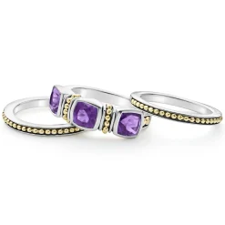 Cheap LAGOS Amethyst Stacking Rings