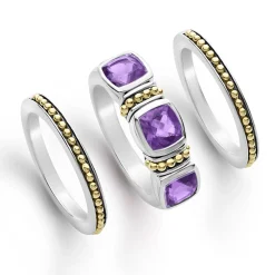 Discount LAGOS Amethyst Stacking Rings