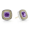 Best Sale LAGOS Amethyst Stud Earrings