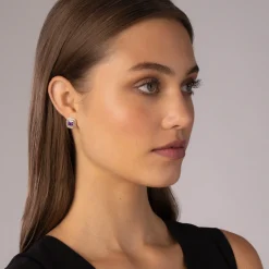 Best Sale LAGOS Amethyst Stud Earrings