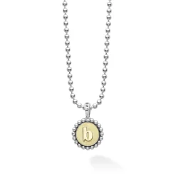 New LAGOS B Initial Charm Necklace
