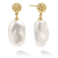 New LAGOS Baroque Pearl Drop Earrings