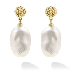 New LAGOS Baroque Pearl Drop Earrings