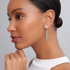 Hot LAGOS Beaded Diamond Stud Earrings