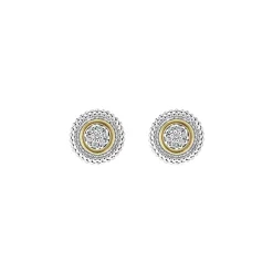Hot LAGOS Beaded Diamond Stud Earrings