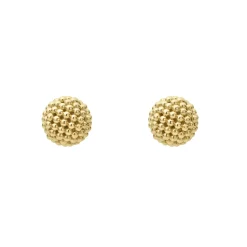 Cheap LAGOS Beaded 18K Gold Stud Earrings