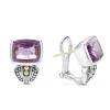 Outlet LAGOS Bezel-Set Amethyst Earrings