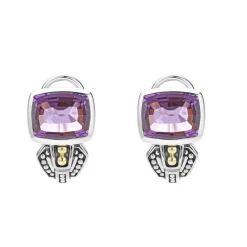 Outlet LAGOS Bezel-Set Amethyst Earrings
