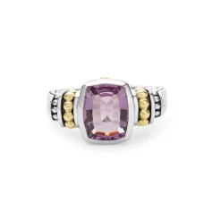 Fashion LAGOS Bezel-Set Amethyst Ring