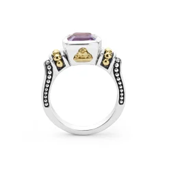 Fashion LAGOS Bezel-Set Amethyst Ring