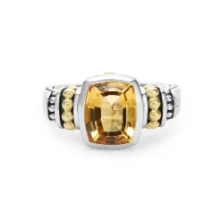 Hot LAGOS Bezel-Set Citrine Ring