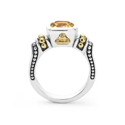 Hot LAGOS Bezel-Set Citrine Ring