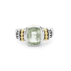 Cheap LAGOS Bezel-Set Prasiolite Ring