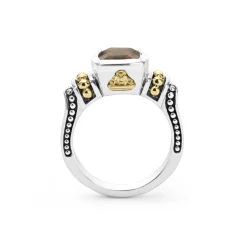 Cheap LAGOS Bezel-Set Smokey Quartz Ring