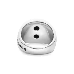 New LAGOS Black Agate Oval Band Ring