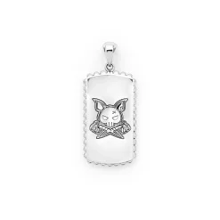 Clearance LAGOS Black Agate Tag Amulet