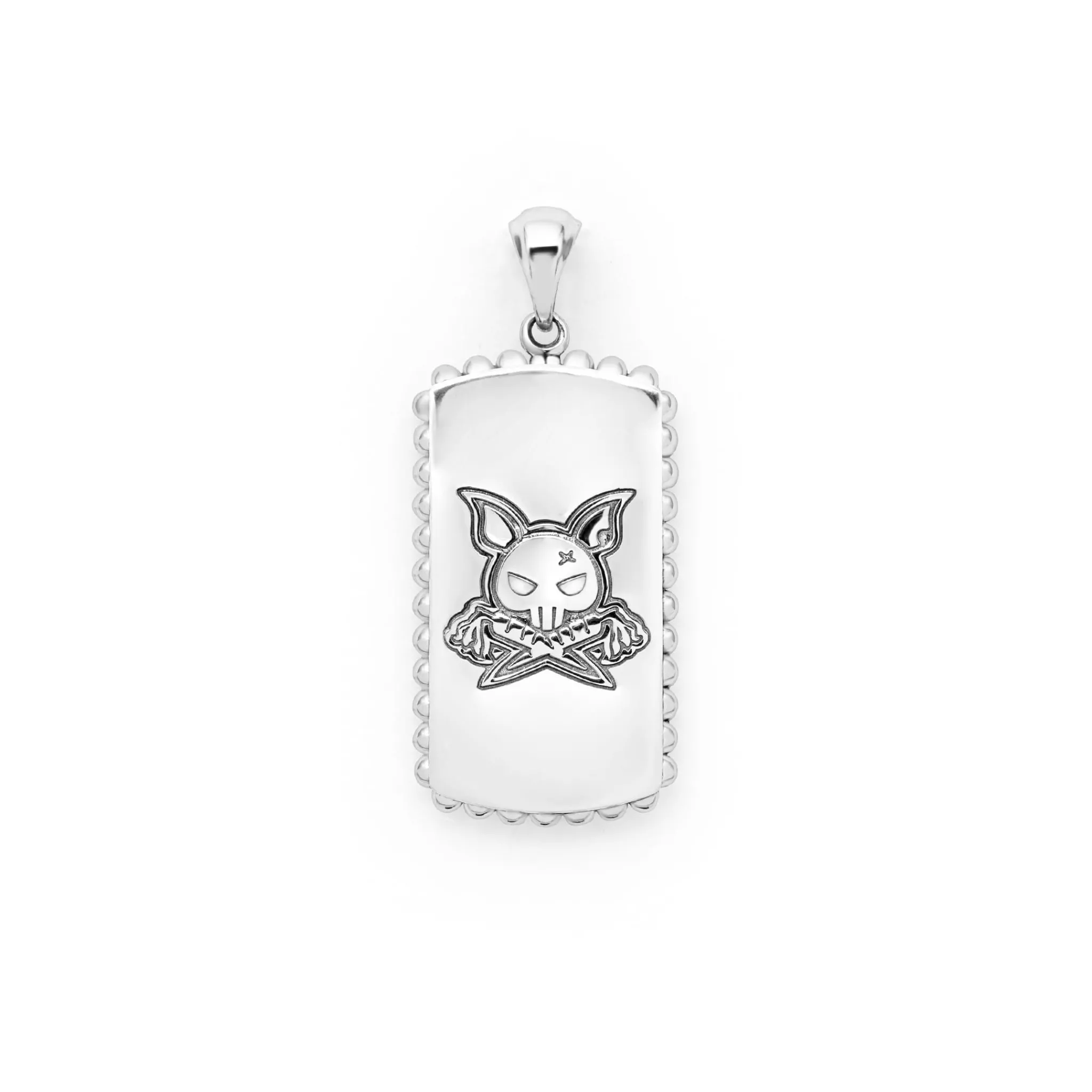 Clearance LAGOS Black Agate Tag Amulet