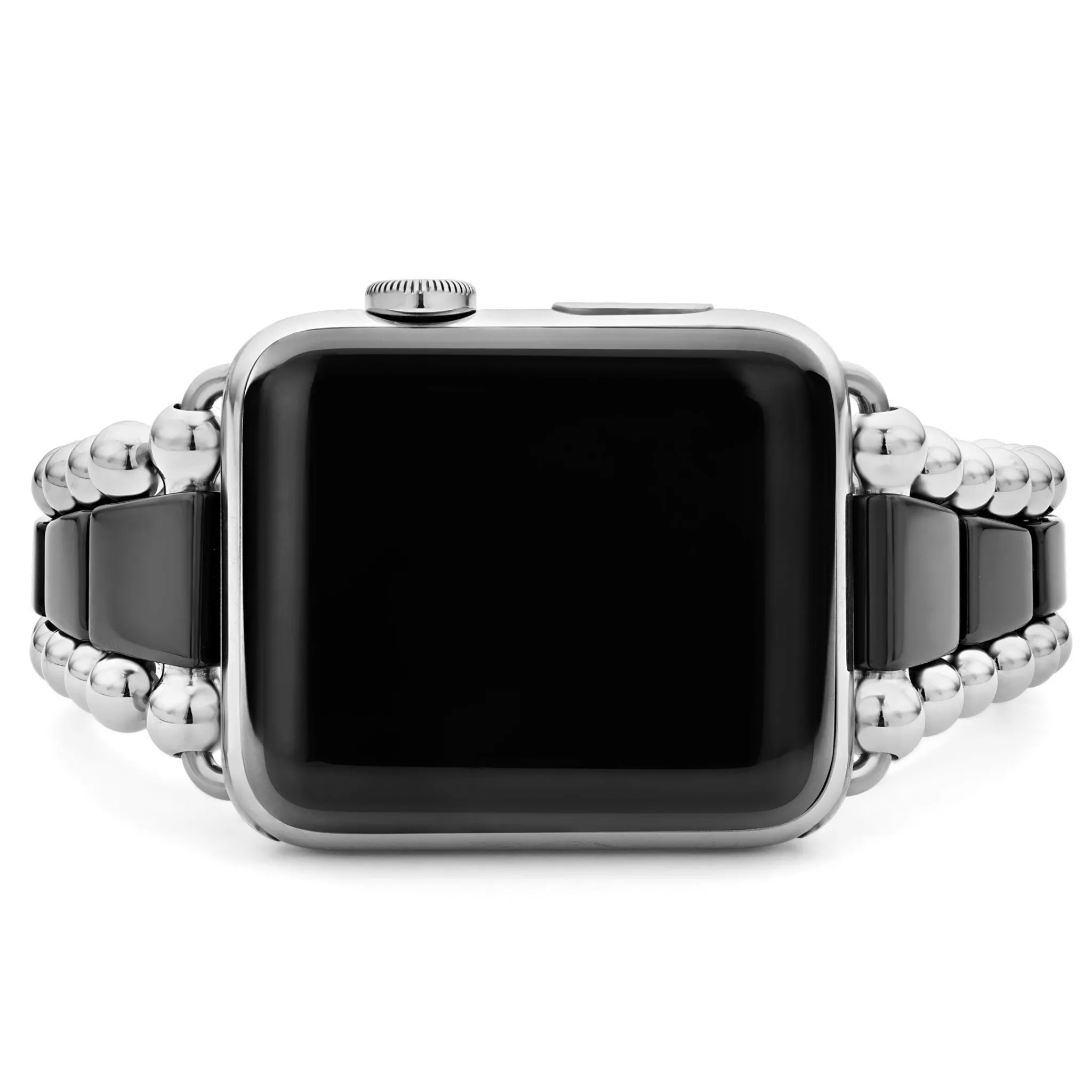 Outlet LAGOS Black Ceramic And Stainless Steel Watch Bracelet-42-49Mm