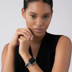Fashion LAGOS Black Ceramic And Stainless Steel Watch Bracelet-38-45Mm