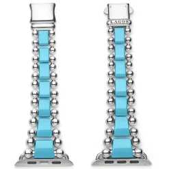 Sale LAGOS Blue Ceramic And Stainless Steel Watch Bracelet-42-49Mm