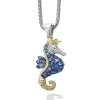 Discount LAGOS Blue Sapphire And Diamond Seahorse Pendant Necklace