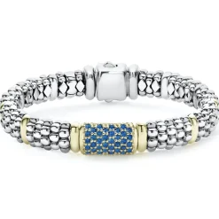 Store LAGOS Blue Sapphire Caviar Bracelet | 9Mm
