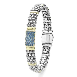 Store LAGOS Blue Sapphire Caviar Bracelet | 9Mm