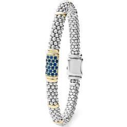Cheap LAGOS Blue Sapphire Caviar Bracelet | 6Mm