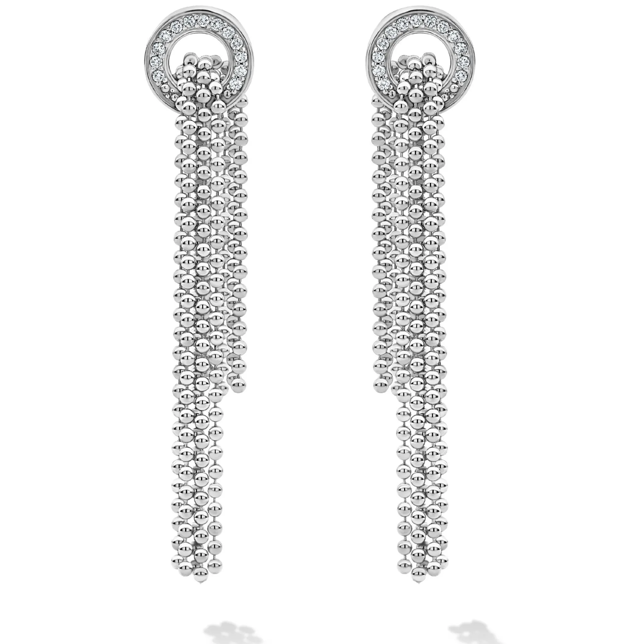 Fashion LAGOS Cascading Caviar Diamond Earrings