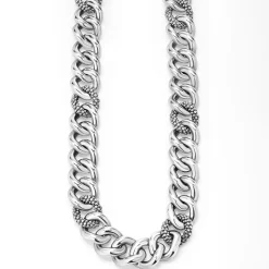 Outlet LAGOS Caviar Beaded Chain Necklace | 12Mm