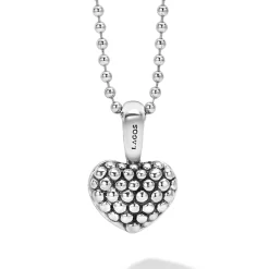 Best Sale LAGOS Caviar Beaded Heart Pendant Necklace