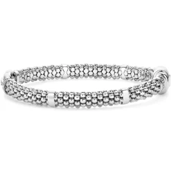 Online LAGOS Caviar Buckle Diamond Bracelet | 6Mm