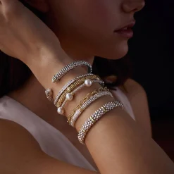 Hot LAGOS Caviar Diamond Bracelet | 6Mm