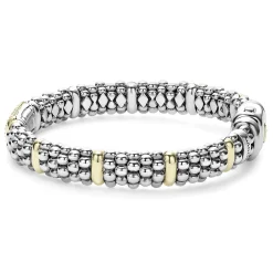 Hot LAGOS Caviar Diamond Bracelet | 9Mm