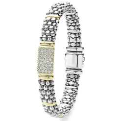 Cheap LAGOS Caviar Diamond Bracelet | 9Mm
