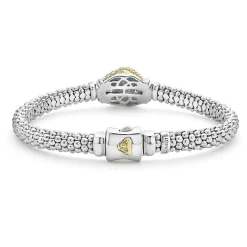 Store LAGOS Caviar Diamond Knot Bracelet | 6Mm