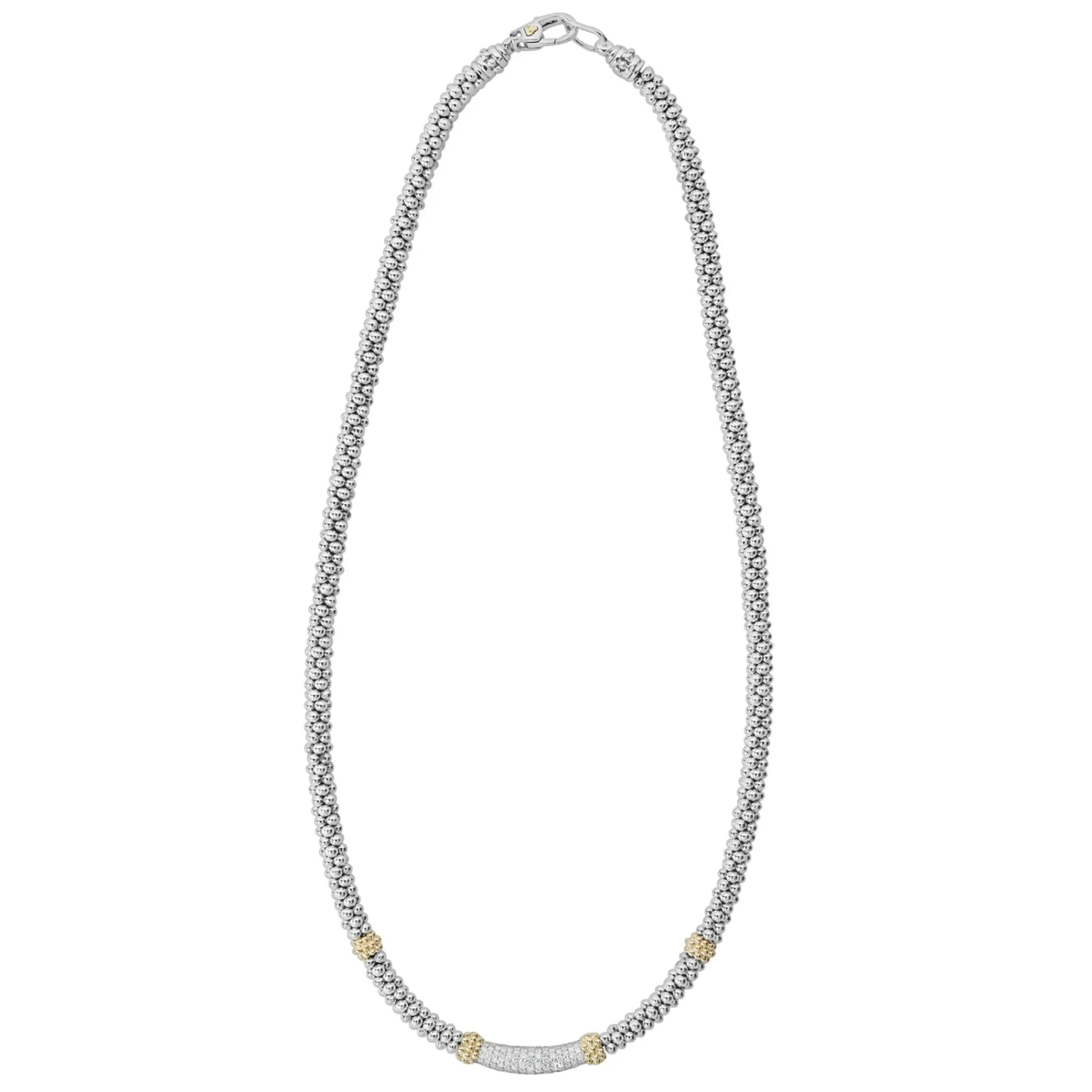 Outlet LAGOS Caviar Diamond Necklace | 5Mm